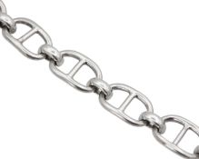 An Italian silver OLD FLORENCE heavy Gucci-style link bracelet.