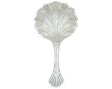 A Victorian silver caddy spoon by Walker & Hall.