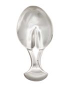 A George III silver caddy spoon with heart-shaped bowl by Josiah Snatt.