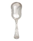 An attractive William IV silver caddy spoon Samuel Hayne & Dudley Cater.