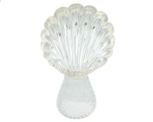 A George III silver caddy spoon by John Priestman.