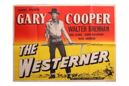 The Westerner (1940) British Quad, 40 x 30 inches, re-release, folded Director William Wyler Stars G
