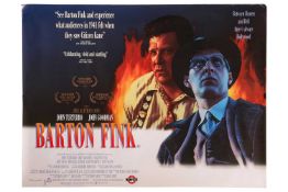 A collection of seven film posters - Barton Fink (1991), UK Quad, rolled, 40 x 30 inches Men In Blac