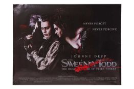 A collection of eighteen Thriller, Crime and Horror film posters - Sweeney Todd: The Demon Barber of