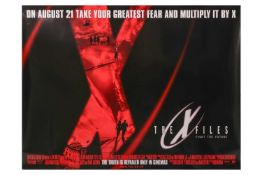 A collection of twenty-nine Action/Sci-fi/Thriller film posters - The X Files (1998), UK Quad, advan