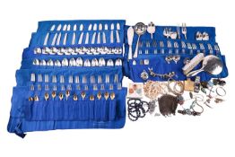 A mixed group lot, to include a charm bracelet by Dolce & Gabbana; a mesh handbag with beaded fr