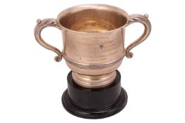 A silver East Surrey Regimental Point to Point Challenge Cup, hallmarked Sheffield 1927, the two-han
