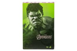 A Hulk Marvel Avengers Hot Toys 1:6 scale, MMS186, in original box and outer carton.