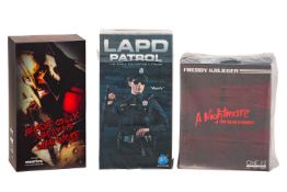 A DID 'LAPD Patrol Austin' 1:6 scale figure, MA1009, in sealed bag with outer carton, together with 