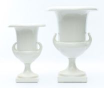 Große und kleine "Redensche" Kratervase, KPM Berlin.