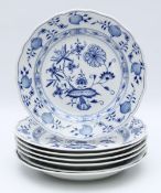 Sieben Speiseteller, Meissen,