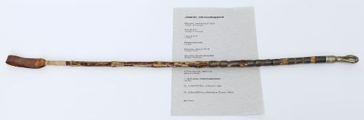 Reitstock mit Distanzritten wohl von Bültzingslöwen,