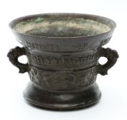 Mörser im Renaissance-Stil.