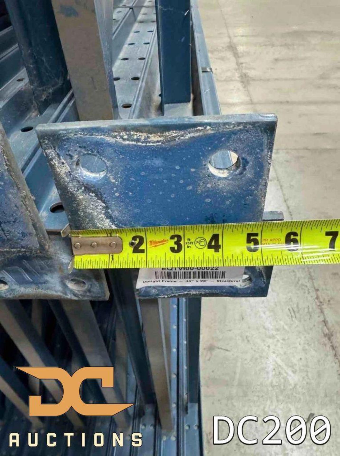(30) Frazier Structural Pallet Rack Upright 44