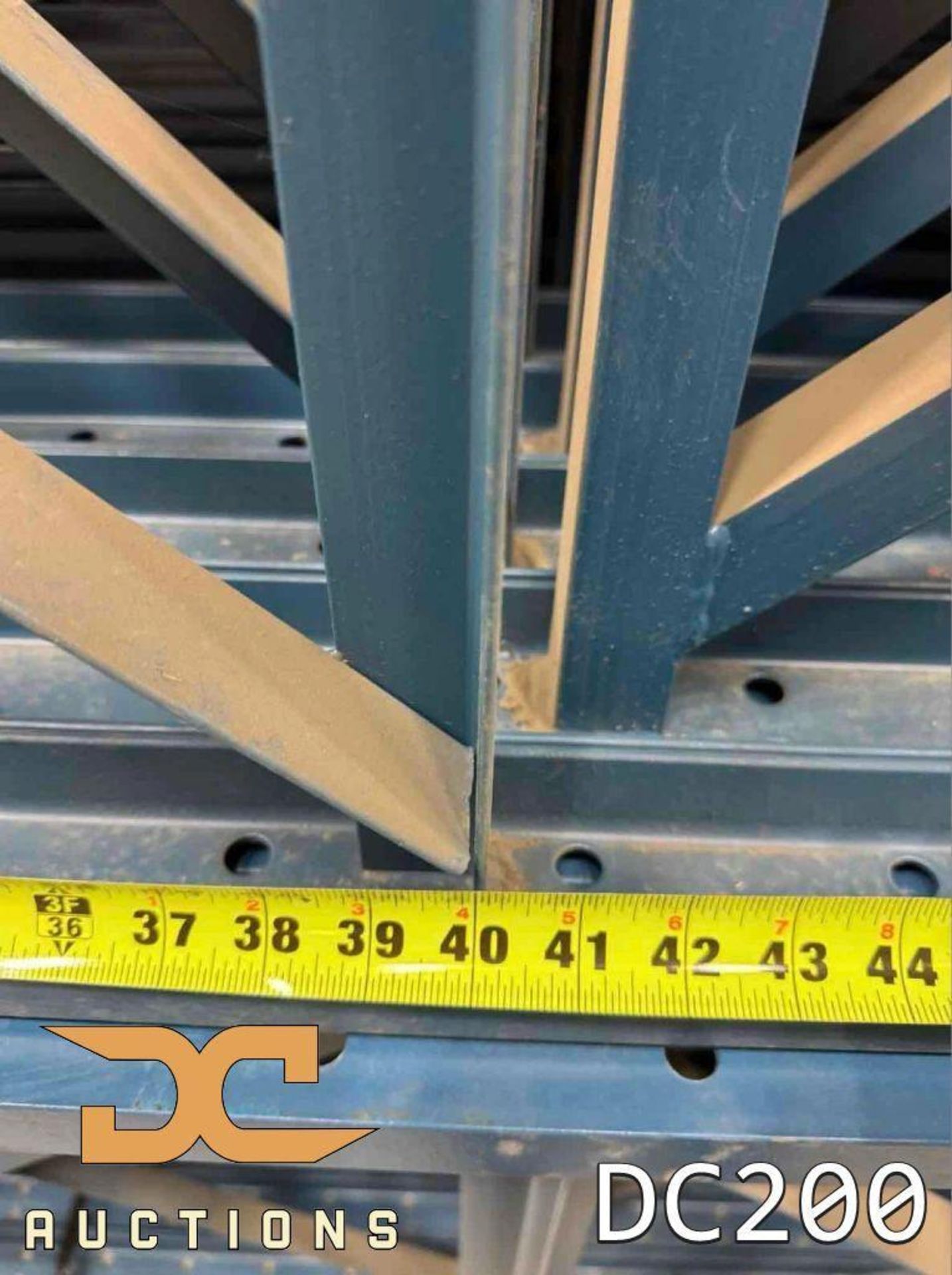 (30) Frazier Structural Pallet Rack Upright 44