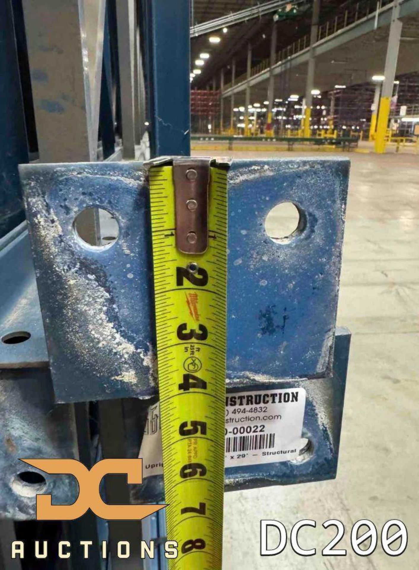 (30) Frazier Structural Pallet Rack Upright 44