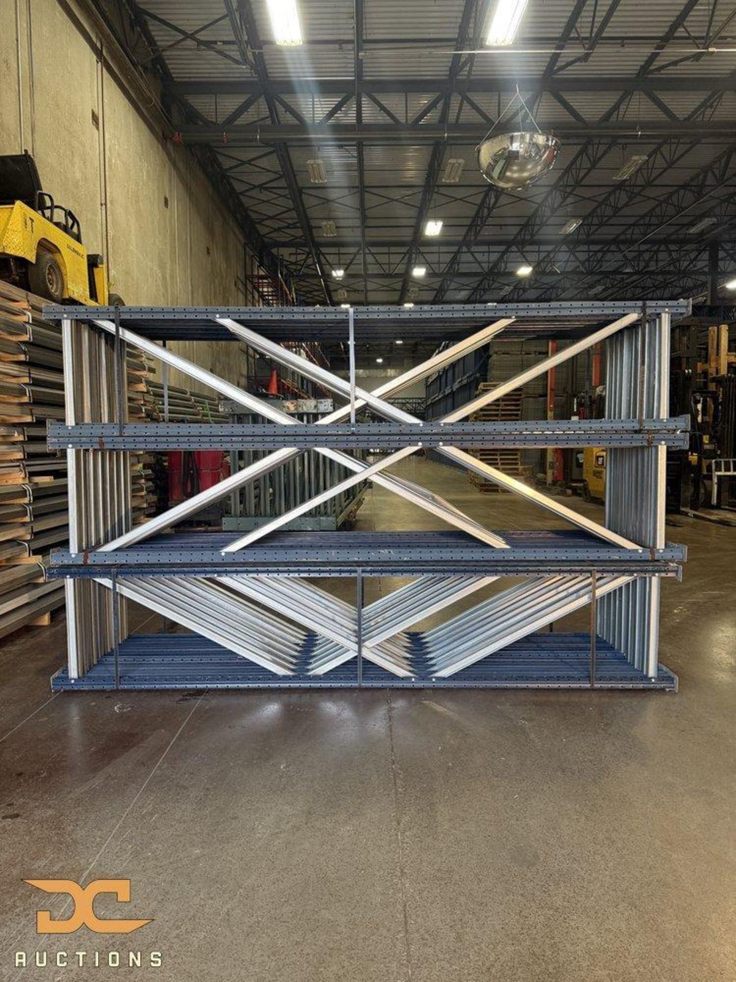 (32) Mecalux | Riveted Shelving - Upright Frame | Baseplate / Clip: 3 ...