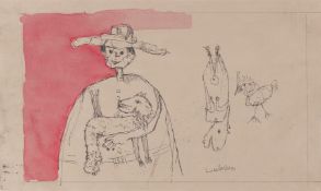 Lucebert (Lubertus Jacobus Swaanswijk). Fantasy figures (1954)