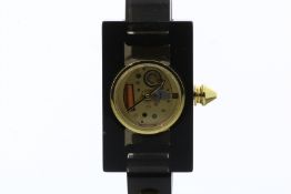 Gucci. Floral stud skeleton ladies wrist watch