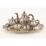 Djokja silver tea set, Java, Indonesia
