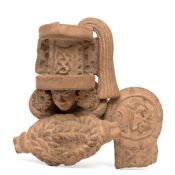 Mexico, Maya, a terracotta fragment, Classic Period, 400-900 CE;