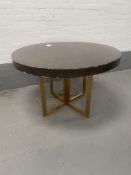 Sanremo Brass Dining Table