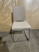 Storm PU Leather Dining Chair Grey