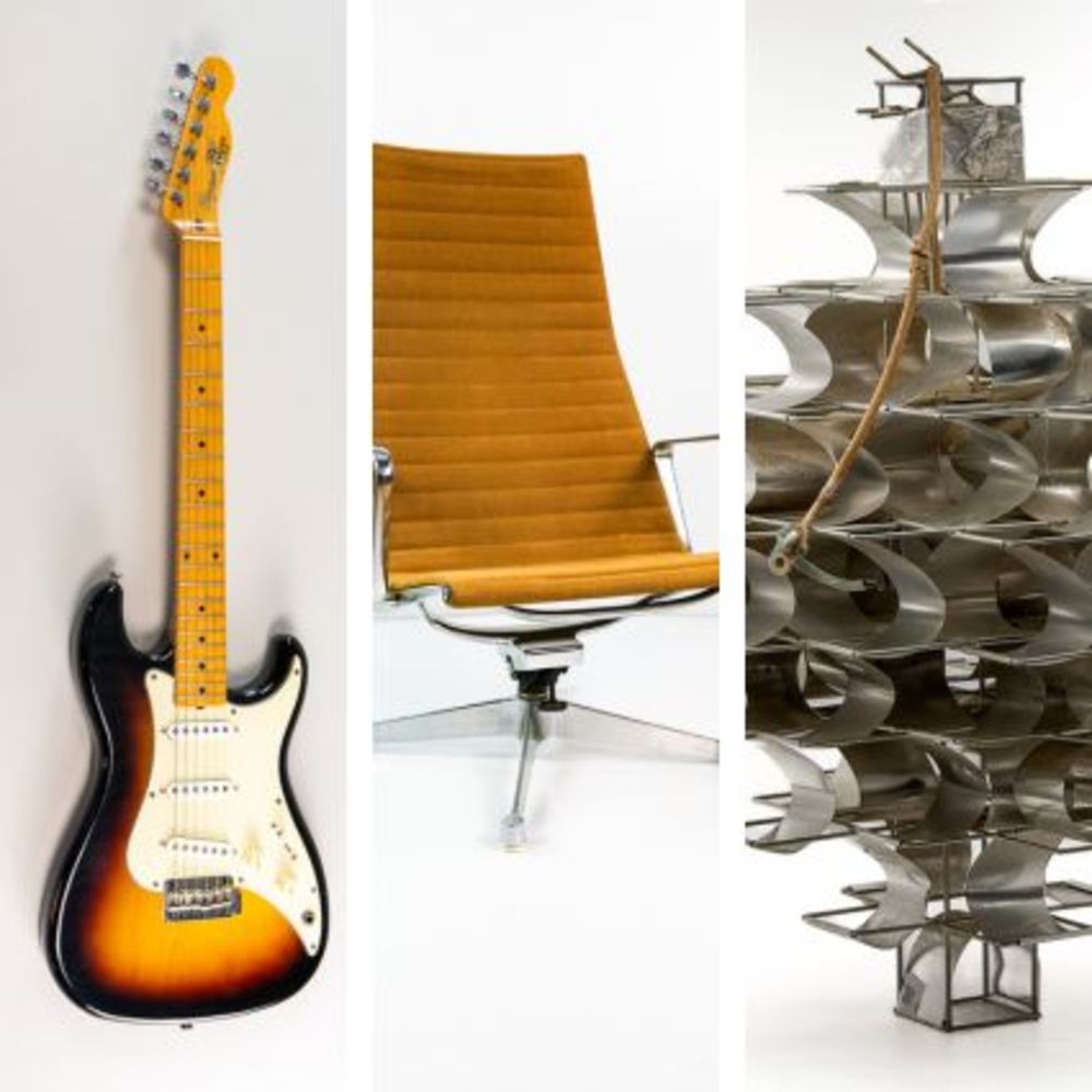 589 - Musikinstrumente und Designmöbel