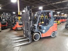 2019 Toyota LPG Forklift 8,000lbs 8FGC35U Double sideshift 94/206" load height -