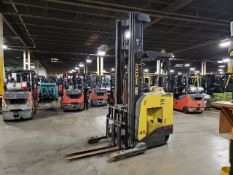 2021 HYSTER  N45ZR2-21.5 4,500lbs Capacity Electric Narrow Aisle Reach Truck 36V sideshift 125/