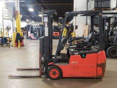 2018 LINDE E20 4,000lbs Capacity Electric Forklift 48V sideshift 83/188" load height