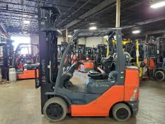 2019 Toyota LPG Forklift 6,500lbs capacity - 101/218" load height 4780 HOURS -