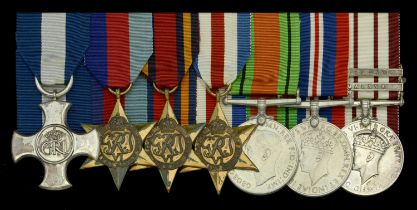 The rare and outstanding Second War D-Day D.S.C. group of seven awarded to Captain P. H. C....