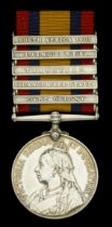 Queen's South Africa 1899-1902, 5 clasps, Cape Colony, Orange Free State, Transvaal,...