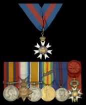 A Great War C.M.G. group of seven awarded to Engineer Rear Admiral A. R. Emdin, Royal Navy,...