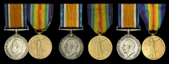 Pair: Private W. Brown, Middlesex Regiment British War and Victory Medals (PW-5093 Pte. W....