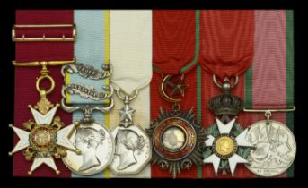 The Victorian gold C.B. group of five awarded to Rear-Admiral J. H. Marryat, Royal Navy, a...