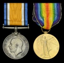 Pair: Private G. C. Edwards, 16th (Public Schools) Battalion, Middlesex Regiment, who was...