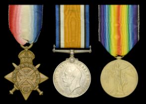 Three: Private C. Willetts, Middlesex Regiment 1914 Star (L-13844 Pte. C. Willetts....