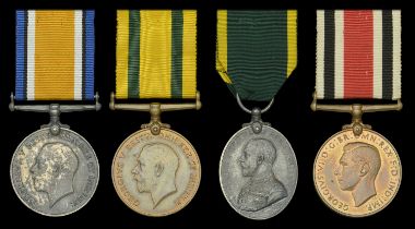 Four: Acting Sergeant S. C. Eyre, Middlesex Regiment British War Medal 1914-20 (1387 A....