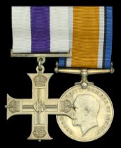 A Great War M.C. pair awarded to Sub Lieutenant F. H. Kirkhouse, Hood Battalion, Royal...