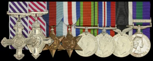 A particularly fine Second World War Mosquito pilot's D.F.C., post-war E.II.R. A.F.C. group...