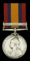 Queen's South Africa 1899-1902, 1 clasp, South Africa 1901 (3817 Pte. J. Cleavely....