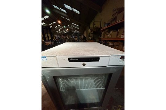 Gram KG210 LG 3W glass front under counter fridge. - Image 2 of 3