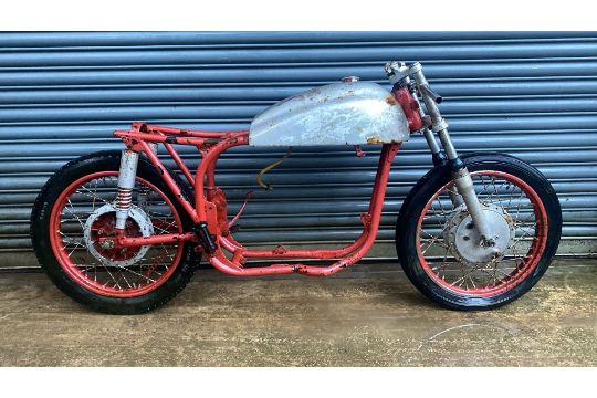 1954 Norton Featherbed frame & Triumph 650 Twin engine project Registration Number:  N/A Frame - Image 1 of 12