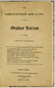 A detailed account of the earliest days of the Orphan Asylum Society of the City of New York