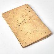 Manuscript account book of an itinerant moneylender or bailiff