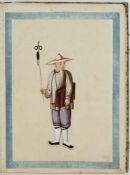 Album of pith paintings of occupations