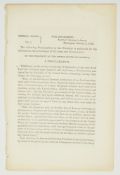 The first official printing of the Emancipation Proclamation for the Union Army Emancipation