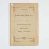 First edition of the Supreme Court's decision in the Dred Scott case